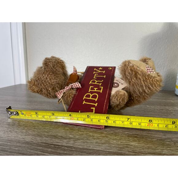 Boyds Bears Liberty Plush Bear 2009 Patriotic Enesco LTD Edition 8" w/ Tag USA - Picture 9 of 12